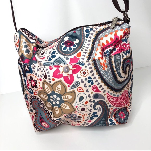 LeSportsac adjustable shoulder purse EUC - Picture 3 of 13